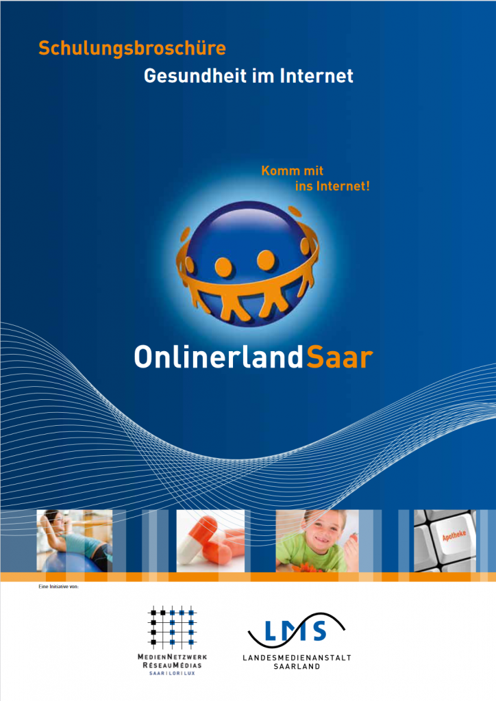 Wissen - Gesundheit Im Internet Titelseite des Materials