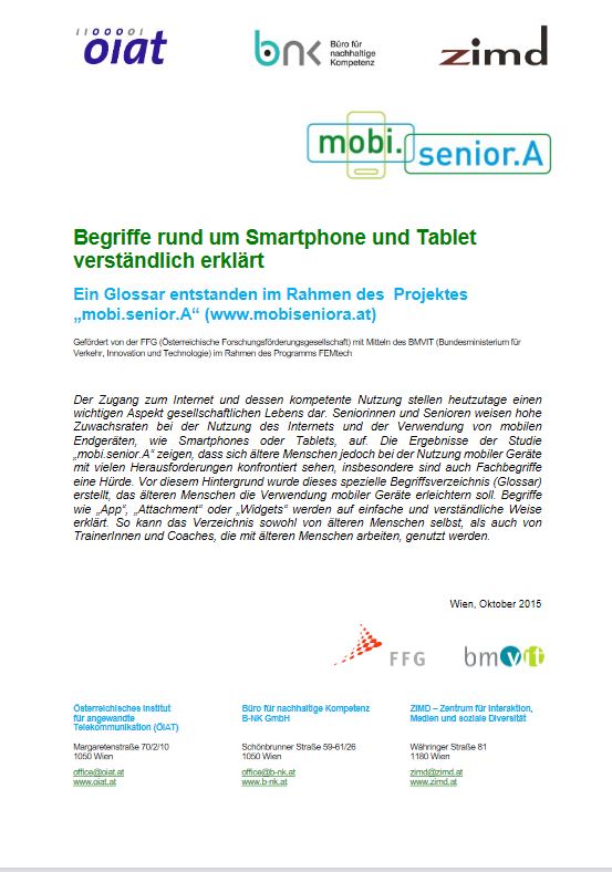 Wissen - SmartphoneTablet Titelseite des Materials