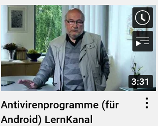 Wissen - Antivirenprogramme LernKanal Titelseite des Materials