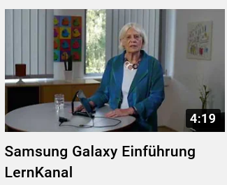 Wissen - Samsung Galaxy Einführung Titelseite des Materials