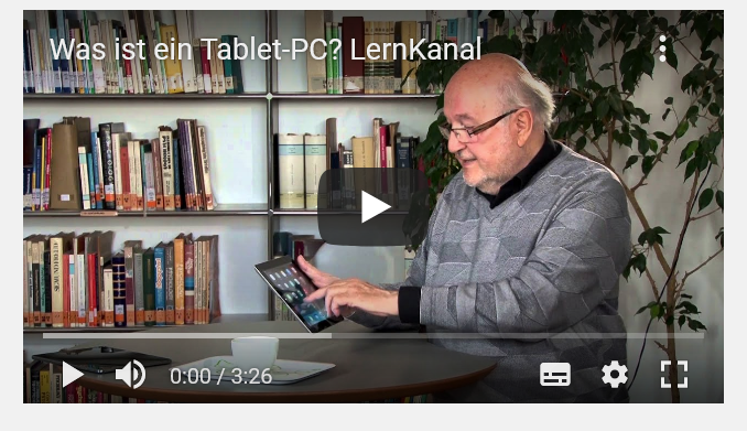 Wissen - Was Ist Ein Tablet PC Titelseite des Materials