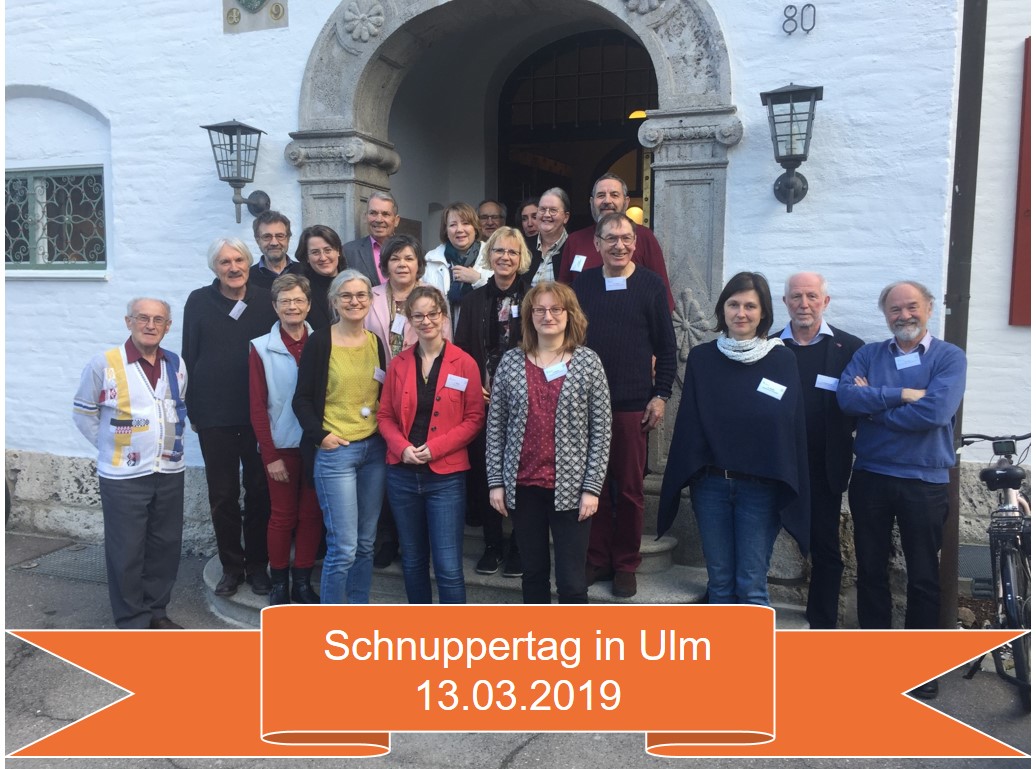 Gruppenbild der Teilnehmenden des Schnuppertages in Ulm